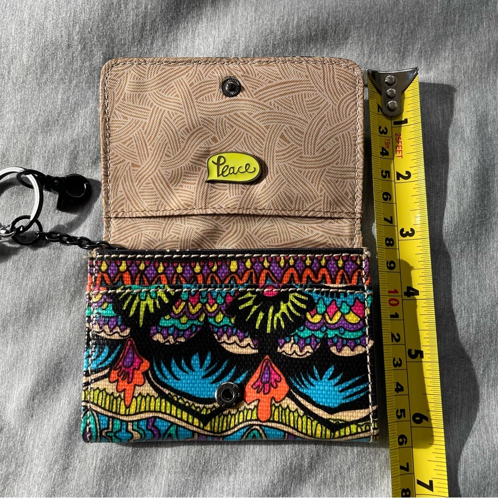 Sakroots Multicolor Patterned Wallet with Keychain - Picture 7 of 11